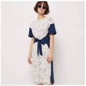 Monika Forsberg + Gorman Elephant Tea Tie Dress - AU 8/ US S
